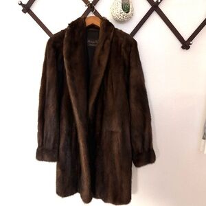 Mink Dark Brown Jacket